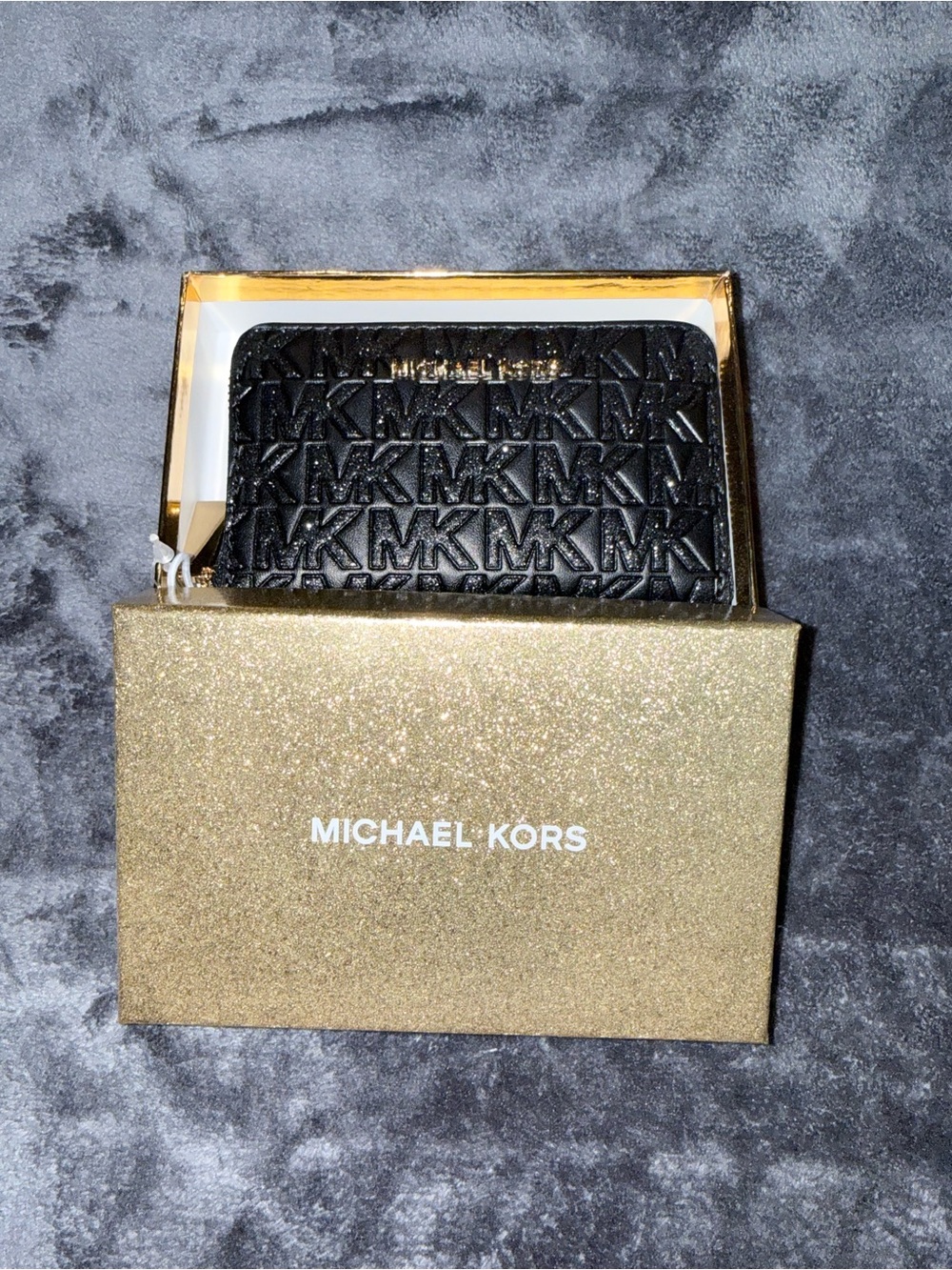 Michael Kors Jet Set Small Zip Around Card Case | Black | NWT 🖤✨ - Picture 4 of 5